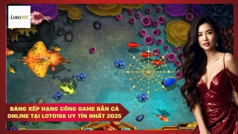 Bảng xếp hạng cổng game bắn cá online tại Loto188 uy tín nhất 2025