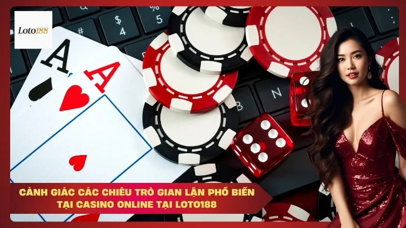 Cảnh giác các chiêu trò gian lận phổ biến tại casino online tại Loto188